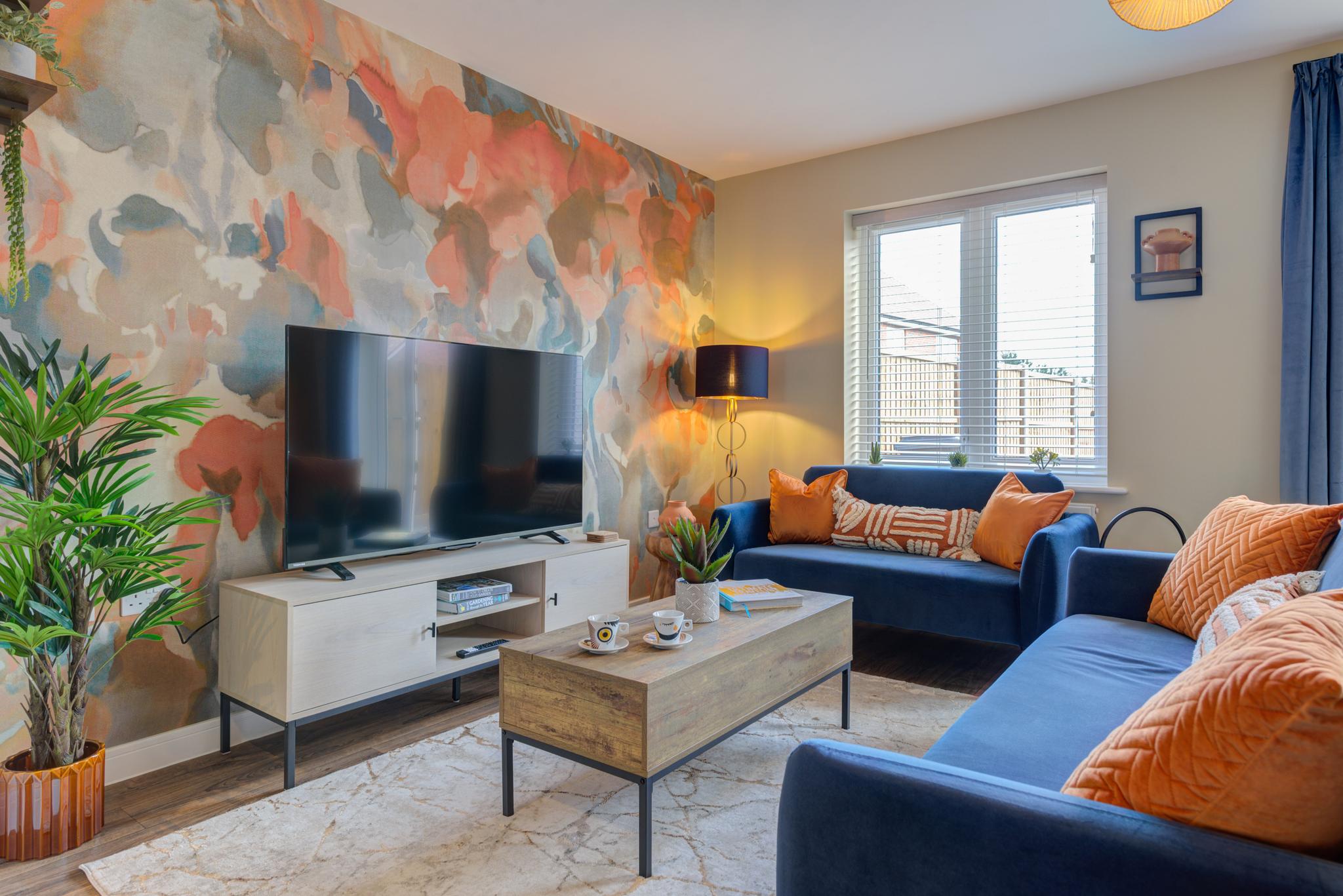 Stylish 3BR Stay in Bourne with Parking1